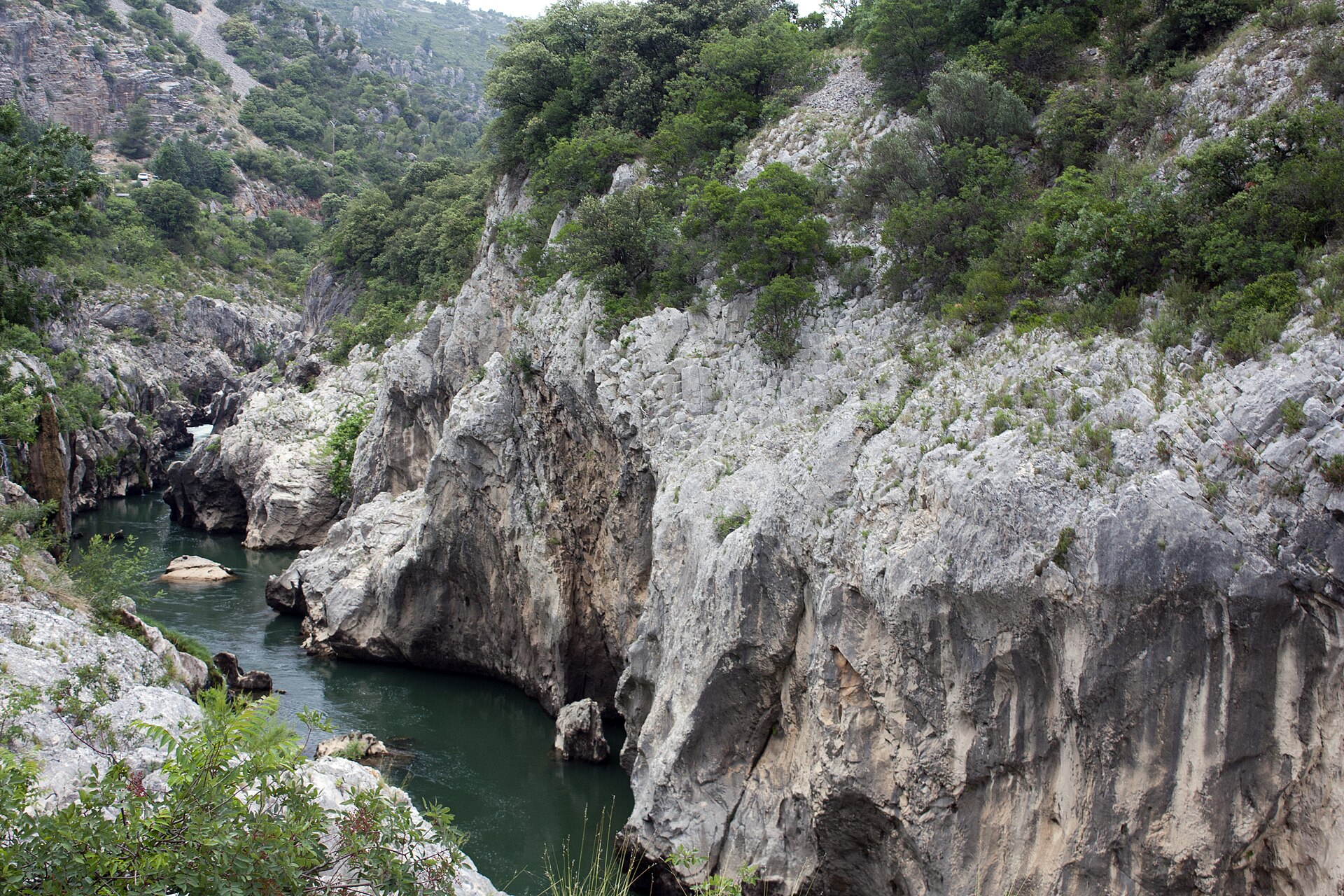 Les vasques des gorges de l'Hérault